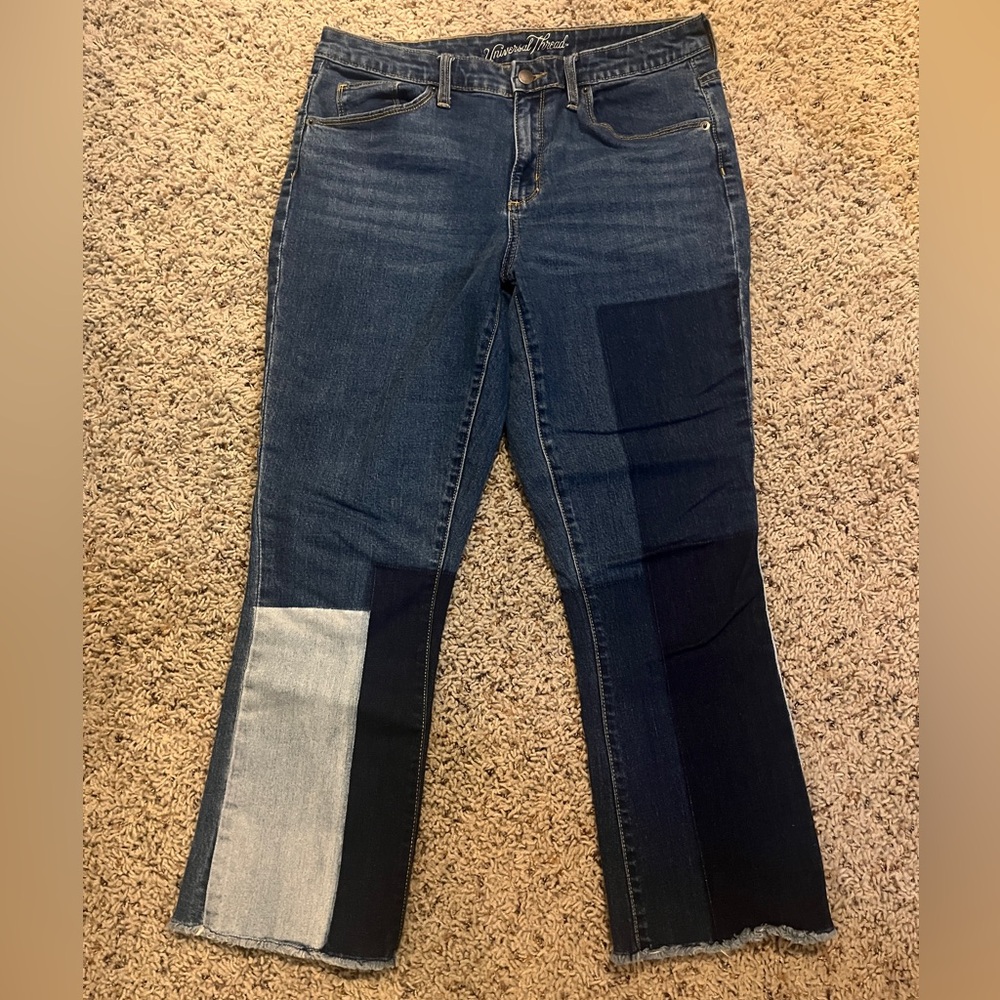 Universal Thread patchwork jeans size 10/30R